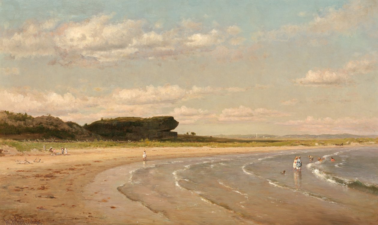 Druhá pláž, Newport od Worthington Whittredge