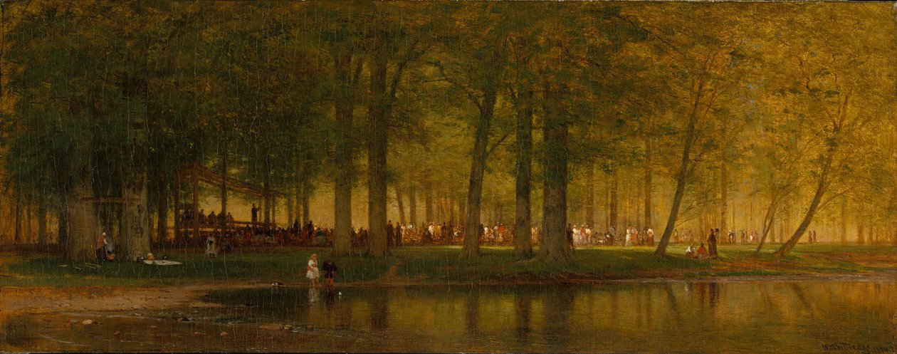 Táborové setkání, 1874. od Worthington Whittredge