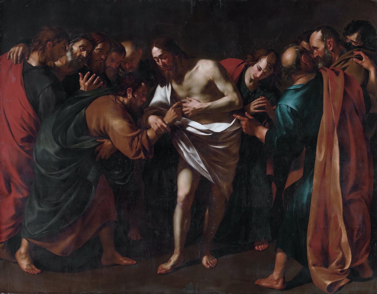 Nedůvěřivost svatého Tomáše od Wouter Crabeth II