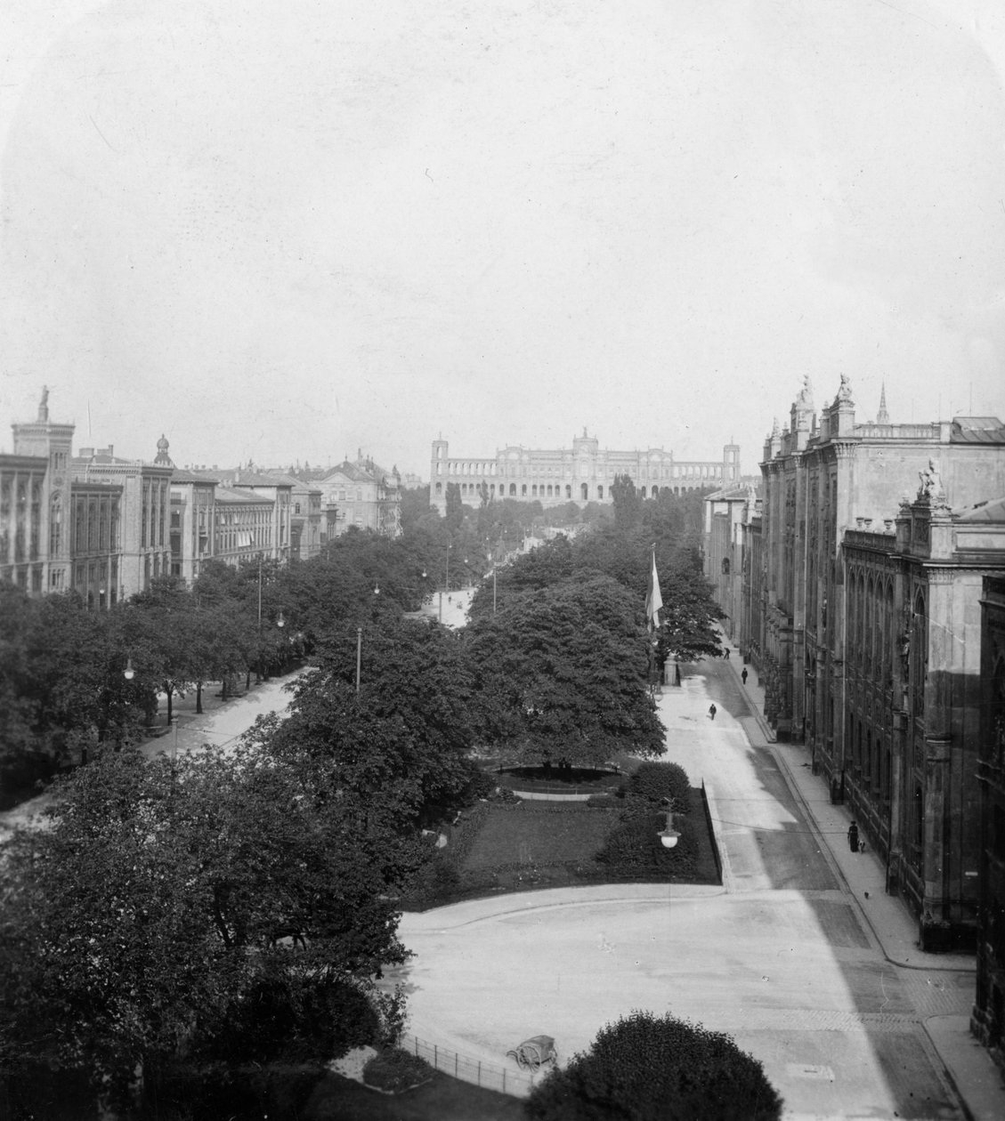Maximilianstrasse, Mnichov, Německo, 1900. od Wurthle and Sons