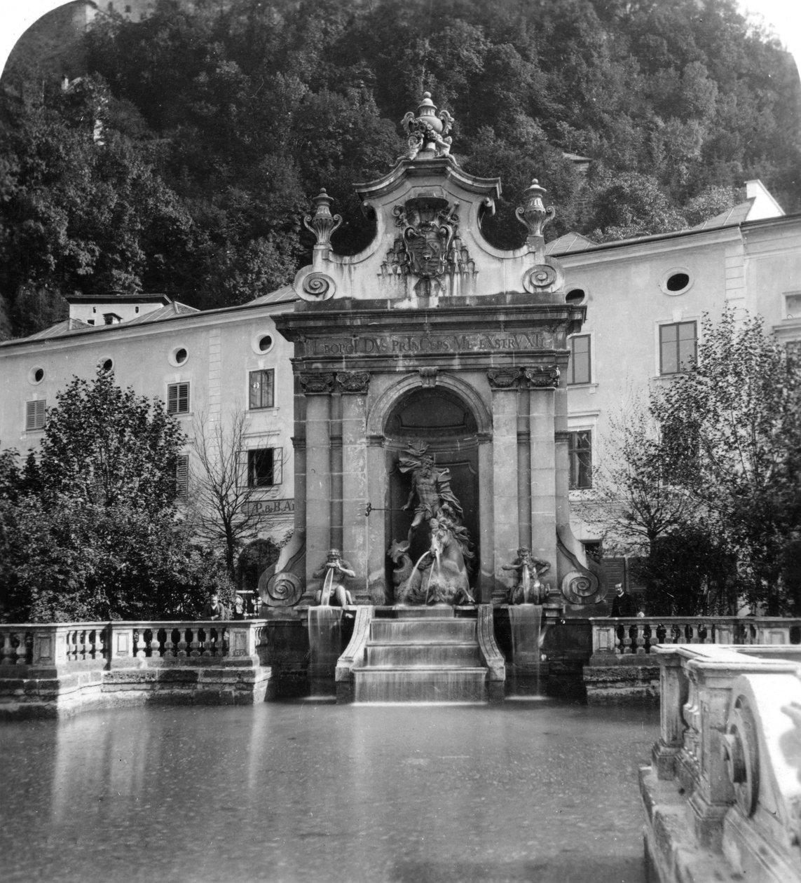 Koňský rybník, Salzburg, Rakousko, c1900. od Wurthle and Sons
