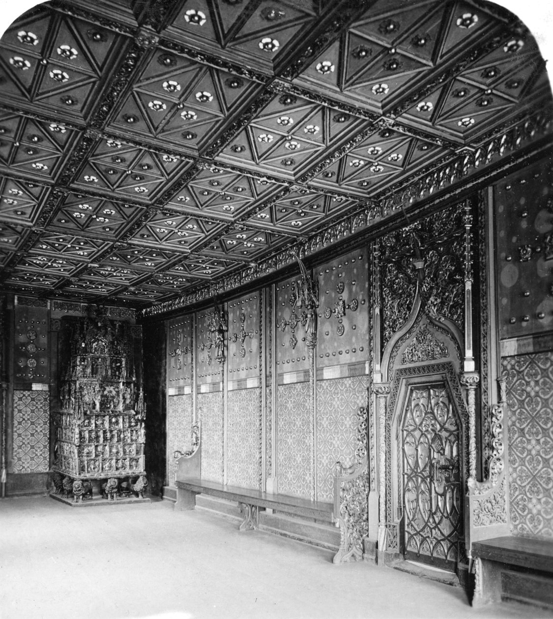 Princes Chamber, Salcburská pevnost, Rakousko, c1900 od Wurthle and Sons