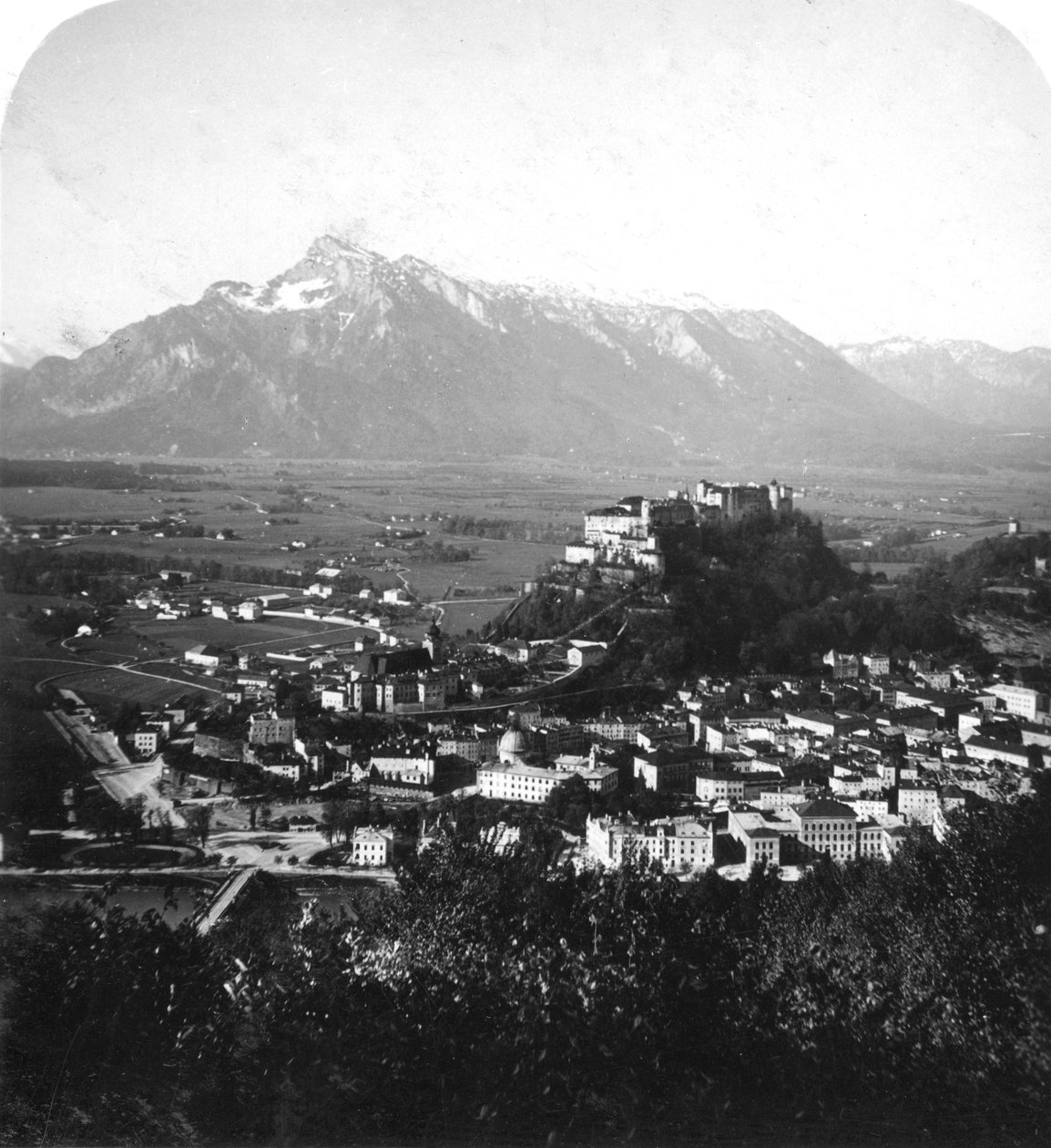 Kapuzinerberg, Salzburg, Rakousko, c1900 od Wurthle and Sons