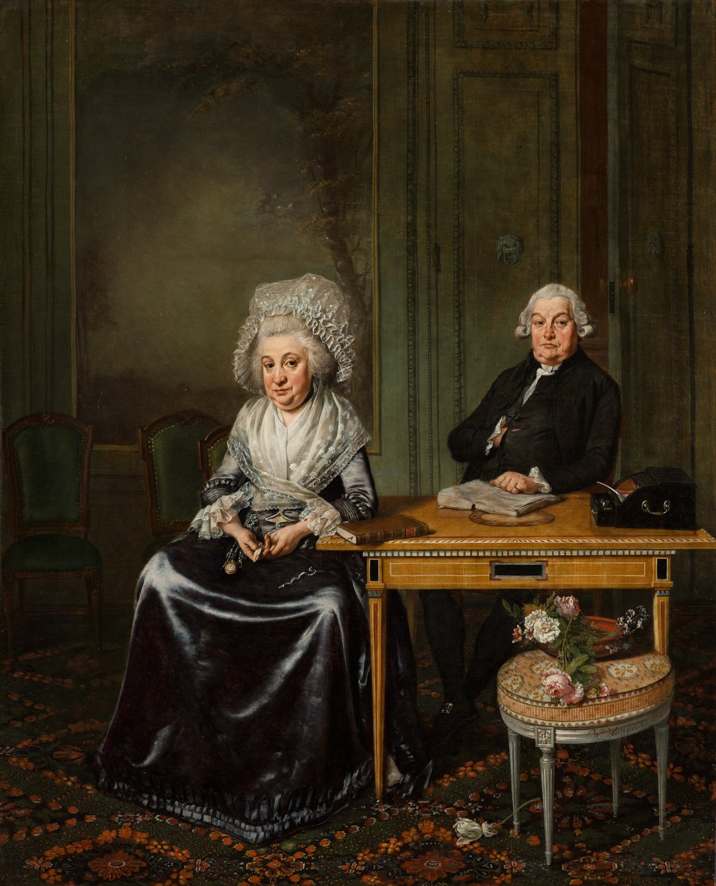 Portrét Jacoba Feitamy a jeho manželky Elisabeth de Haan od Wybrand Hendricks