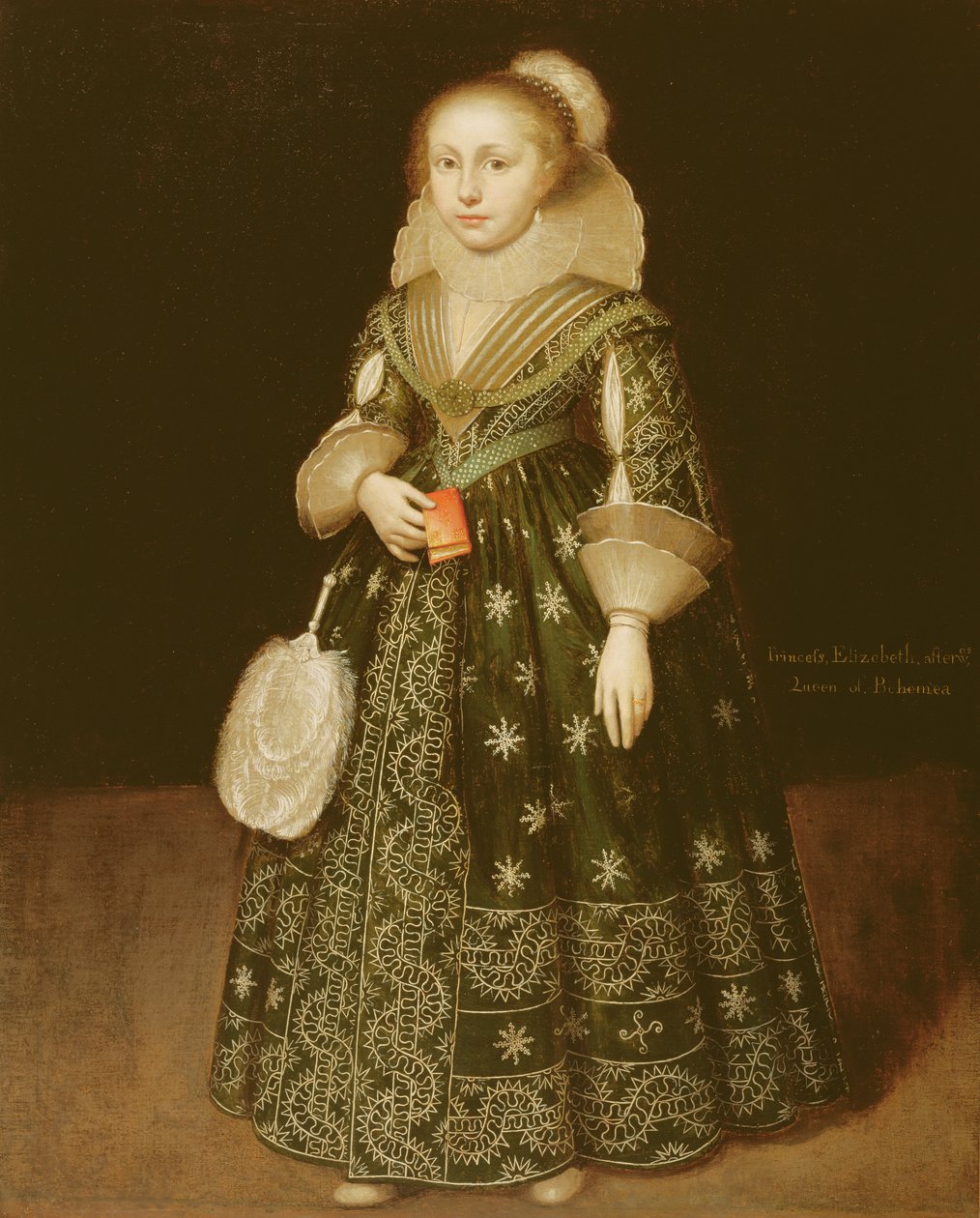 Portrét mladé dívky, o níž se tradičně říká, že je Alžběta, česká královna (1596-1662) od Wybrand Simonsz. de Geest