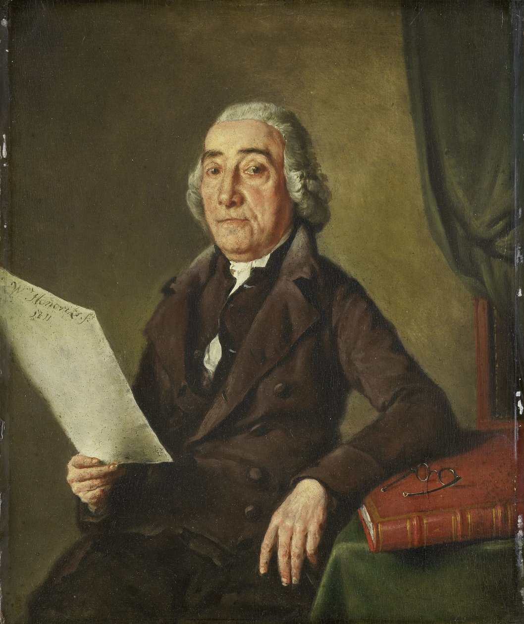 Jacob de Vos starší (1735-1833), sběratel umění Amsterdam od Wybrand Hendriks