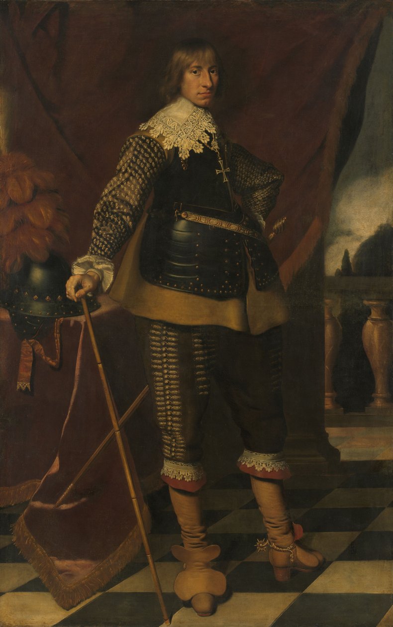 Portrét Jindřicha Kazimíra I. hraběte z Nassau-Dietz, asi 1632 (olej na plátně) od Wybrand Simonsz. de Geest