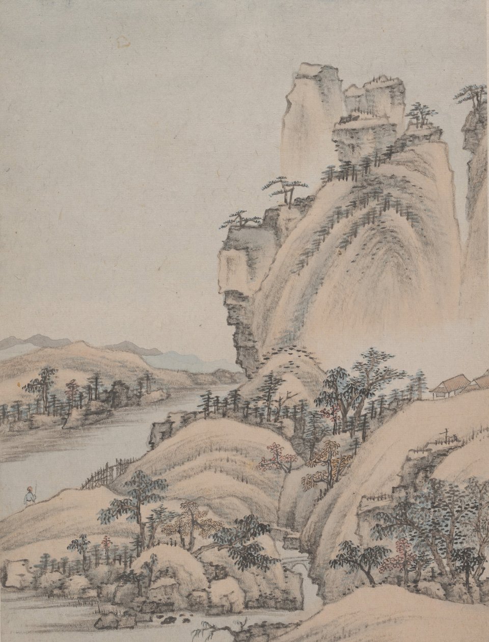 Krajiny, datováno 1668. od Xiao Yuncong