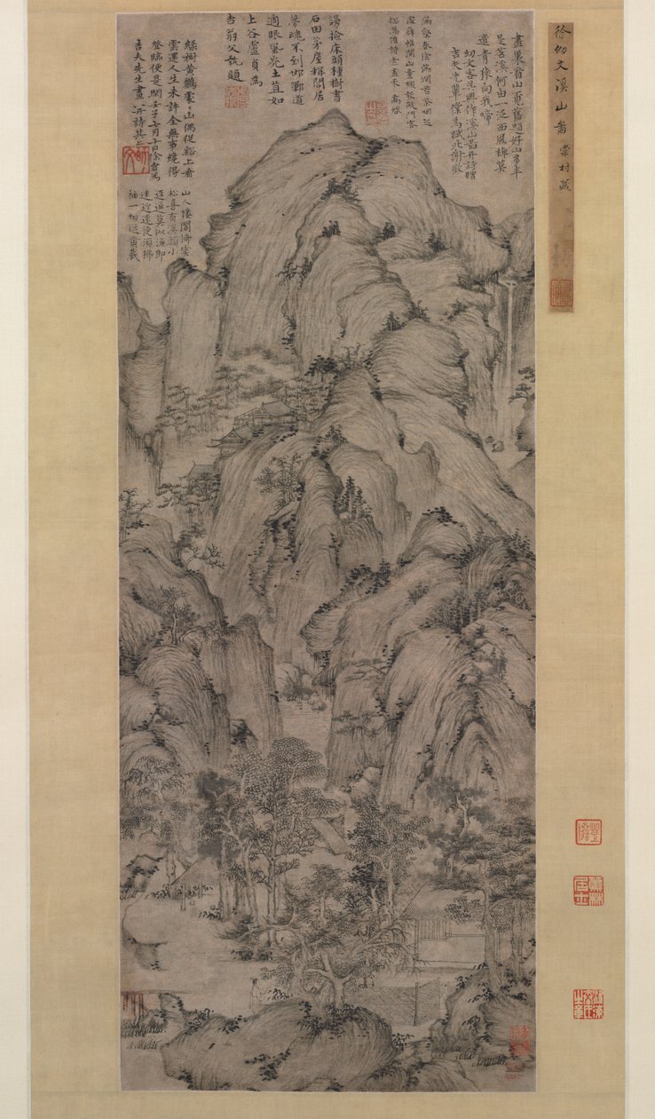 Potoky a hory, 1372. od Xu Ben