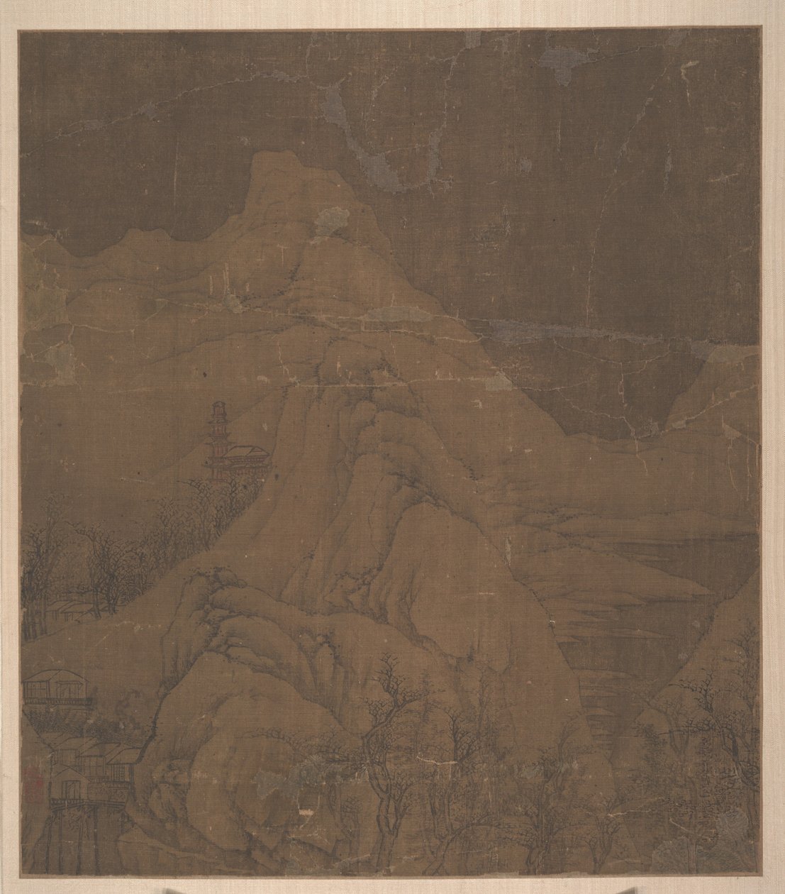 Zasněžené hory, ca. 1000. od Xu Daoning