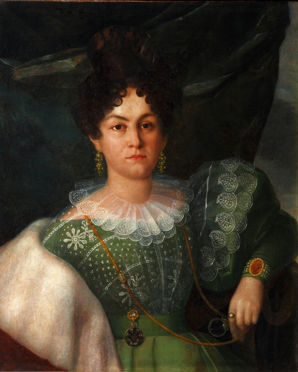 Portrét Anny Borisovny Bakuninové 1802-1835, 1832 od Yakov Streshnev