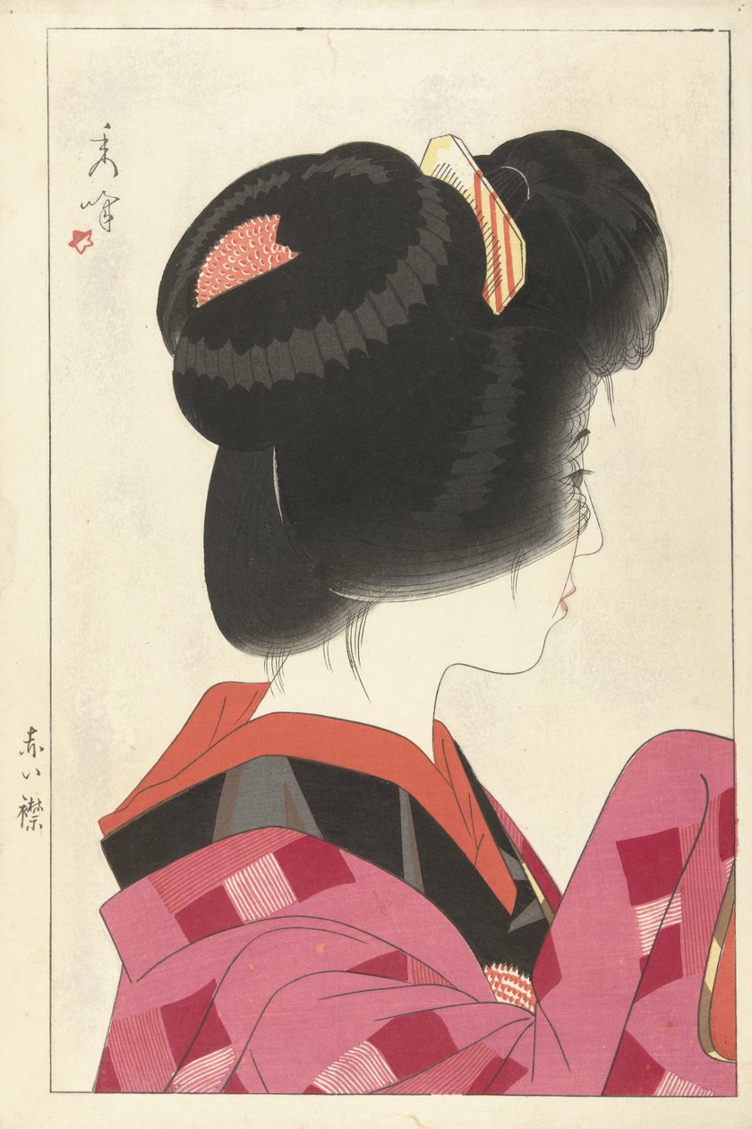 Červený límec, 1928 od Yamakawa Shuho