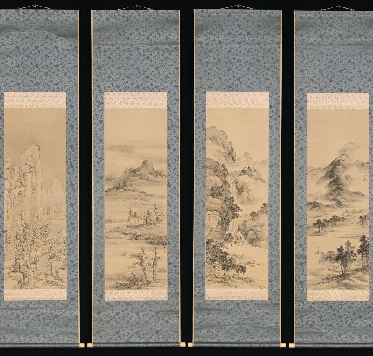 Krajiny čtyř ročních období, 1848. od Yamamoto Baiitsu