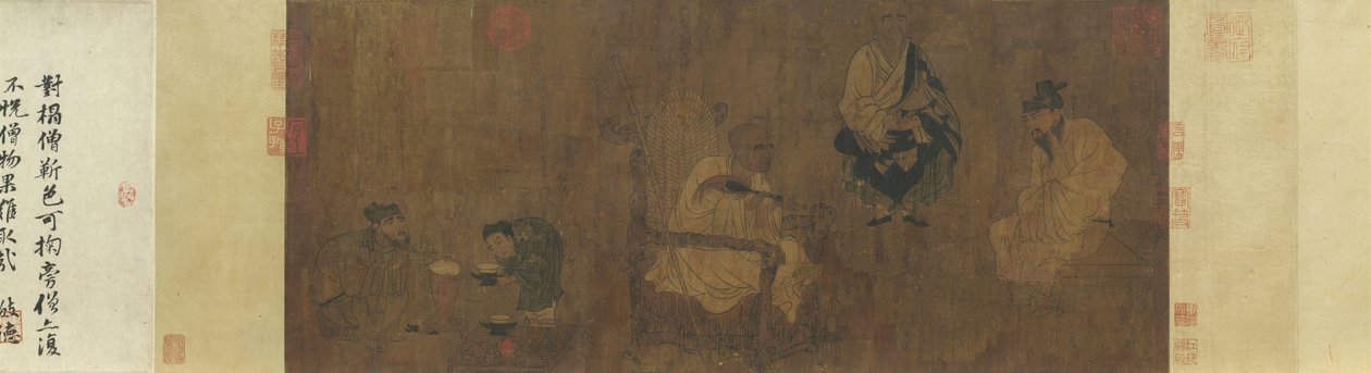 Tang Yan Liben Xiao Yi vydělávající na Lanting Pavilion od Yan Liben