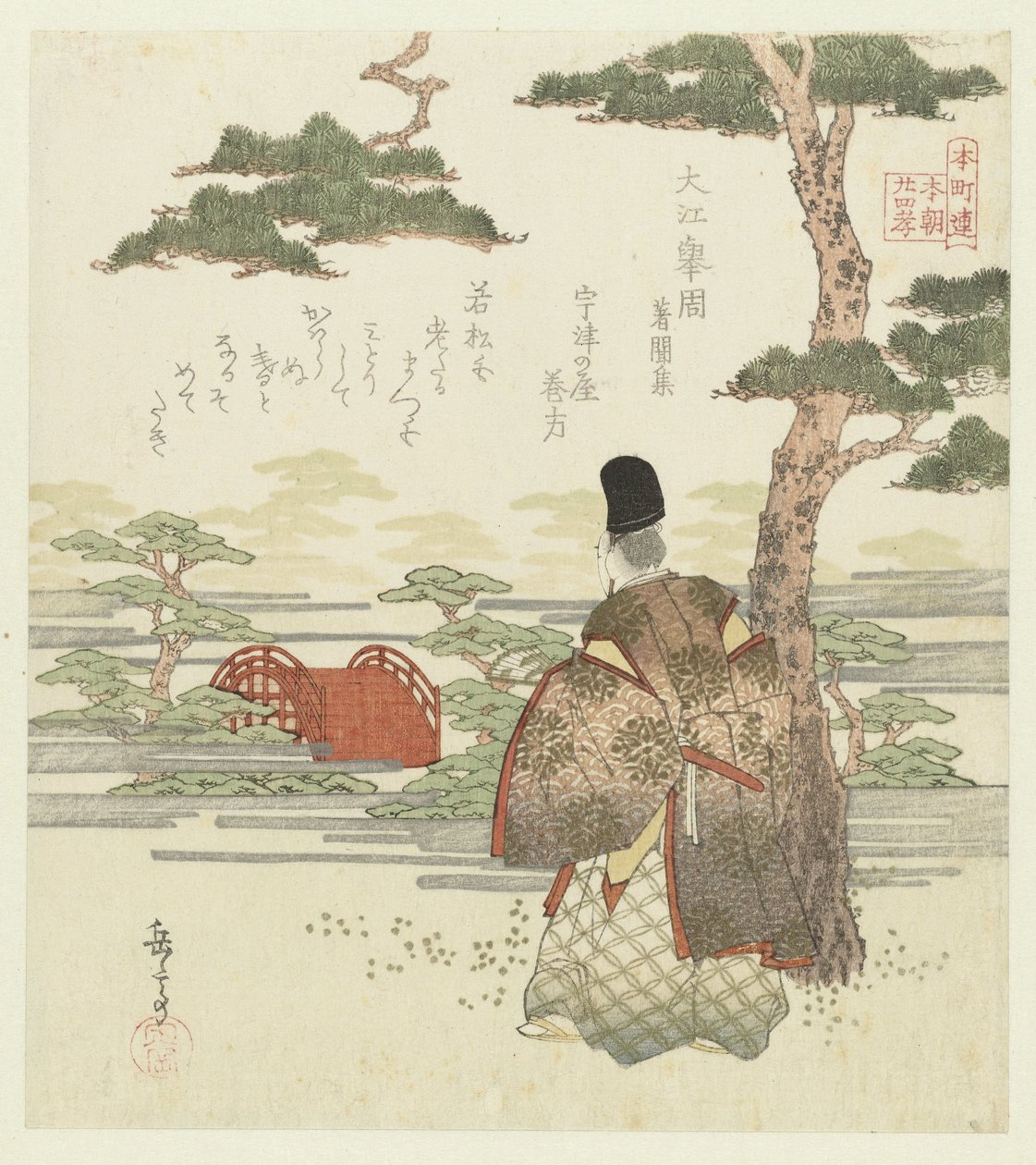 Dvacet čtyři japonských příkladů synovské zbožnosti pro Honchôren (název série) od Yashima Gakutei