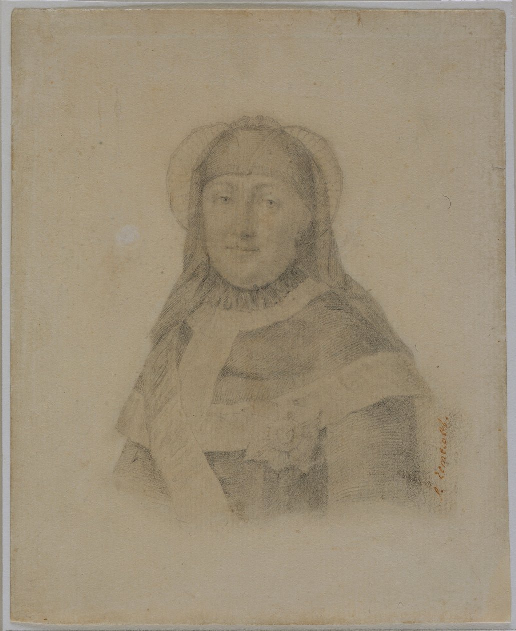 Kateřina II ve smutku, 1762 od Yefgraf Petrovich Chemesov