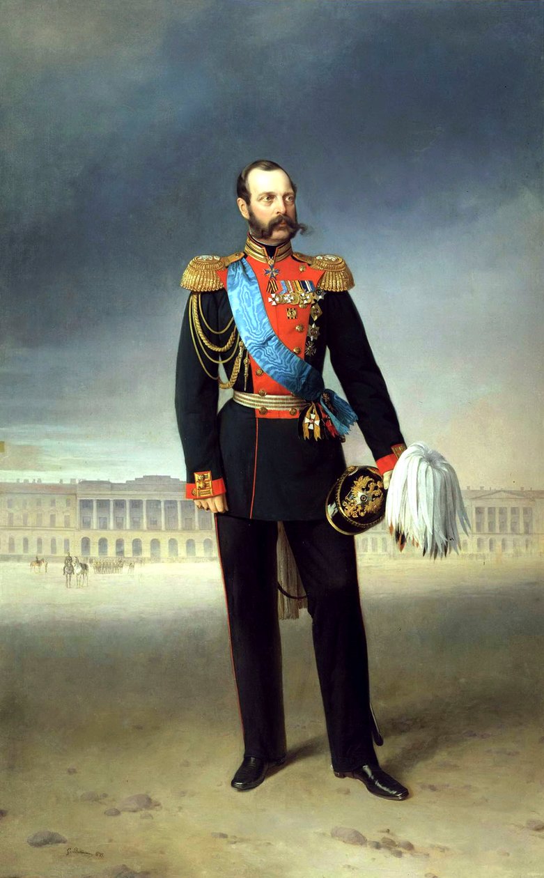 Portrét císaře Alexandra II., 1818-1881, 1875. od Yegor Bottman