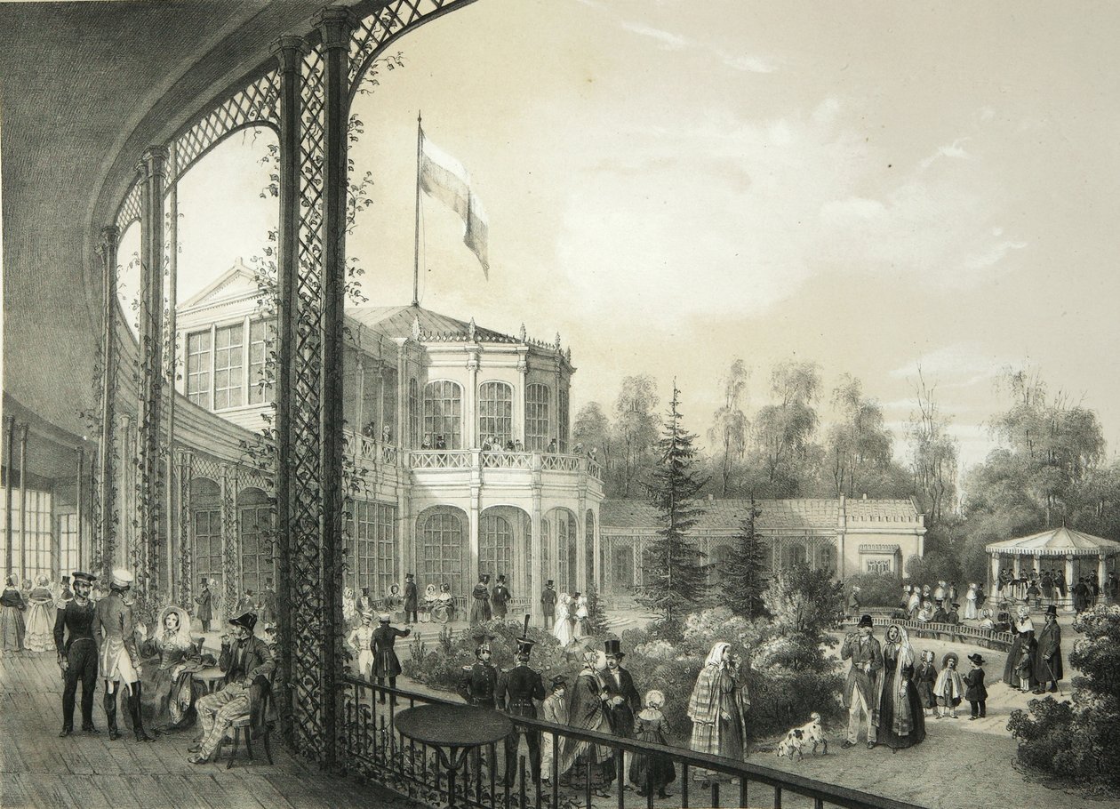 Nádraží v Pavlovsku, 1840-1850 od Yegor Yegorovich Meier