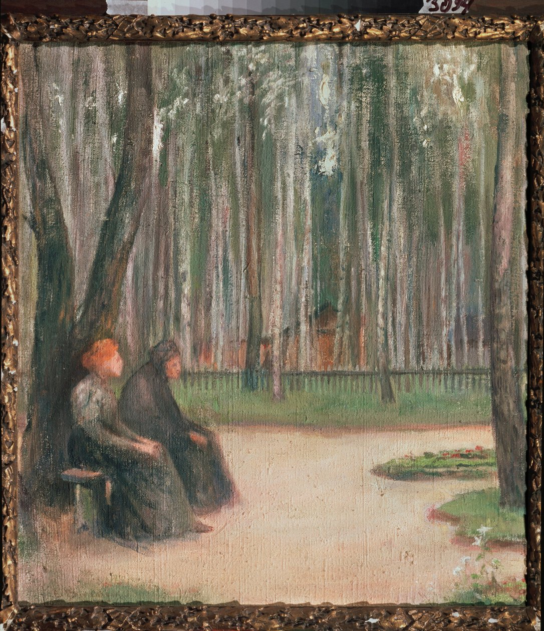 K večeru - obraz Jeleny Nikolajevny Villiamové (1860-1919), olej na plátně od Yelena Nikolayevna Villiam