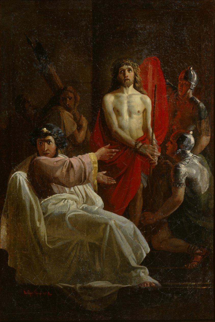Kristus před Pilátem, 1844 od Yevgraf Semyonovich Sorokin