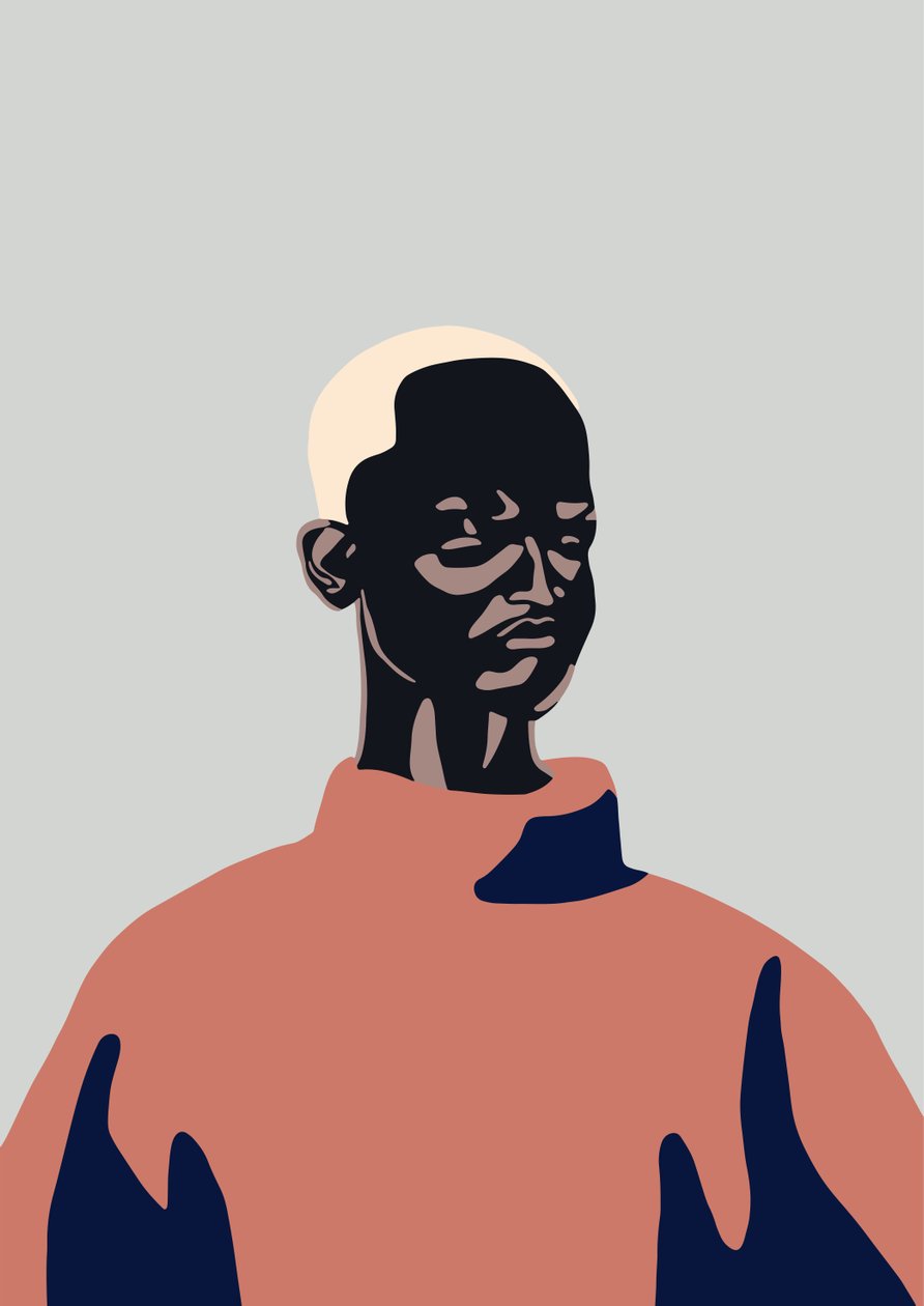 Portrét bez názvu, 2016, (digitální) od Yi Xiao Chen