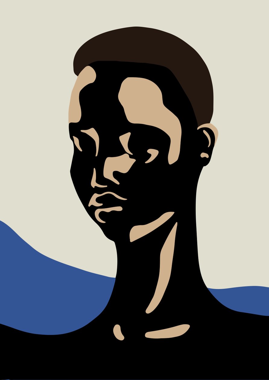 Portrét bez názvu, 2017, (digitální) od Yi Xiao Chen