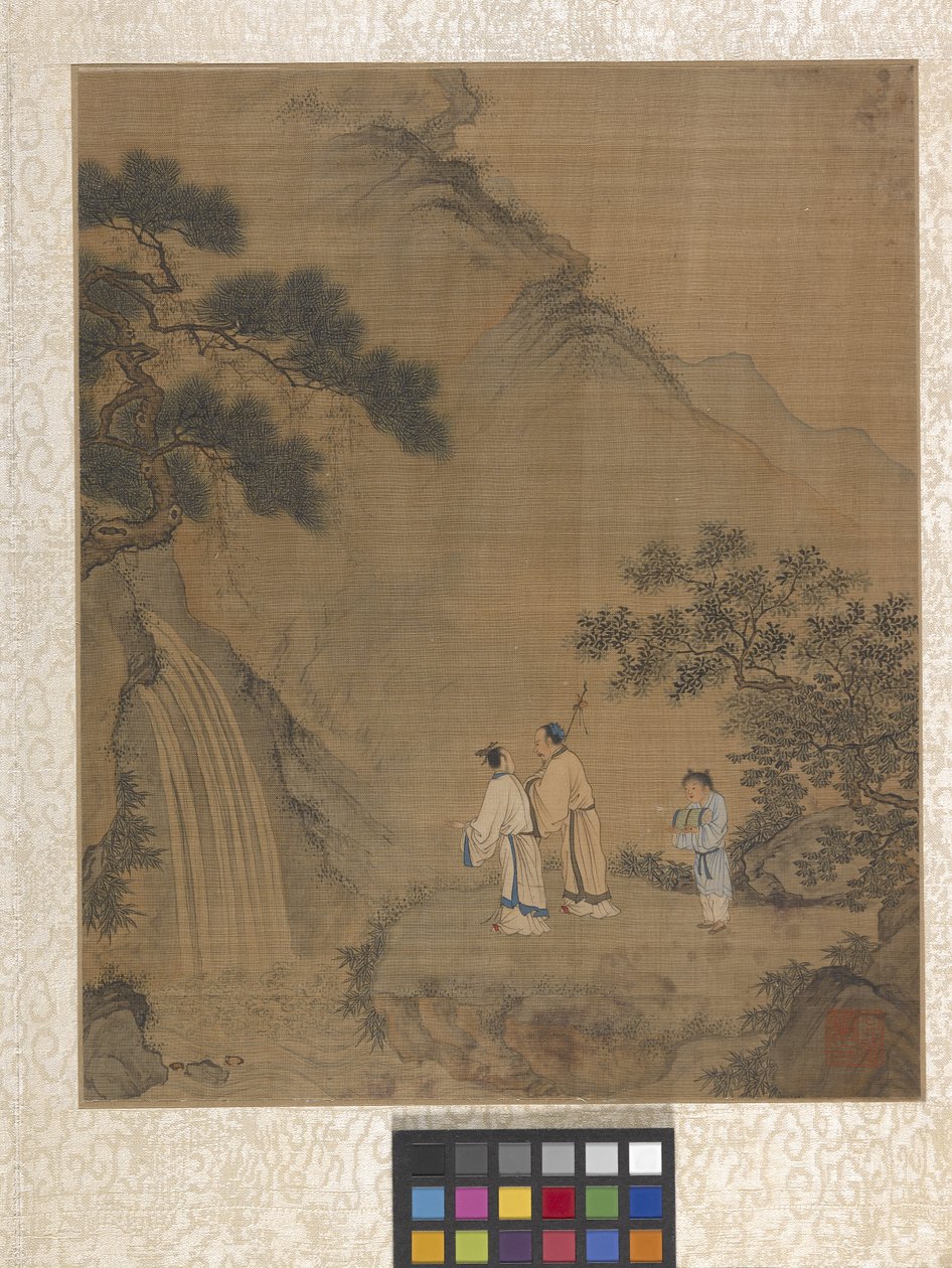 Album Garden Scene (inkoust na papíře) od Ying Qiu