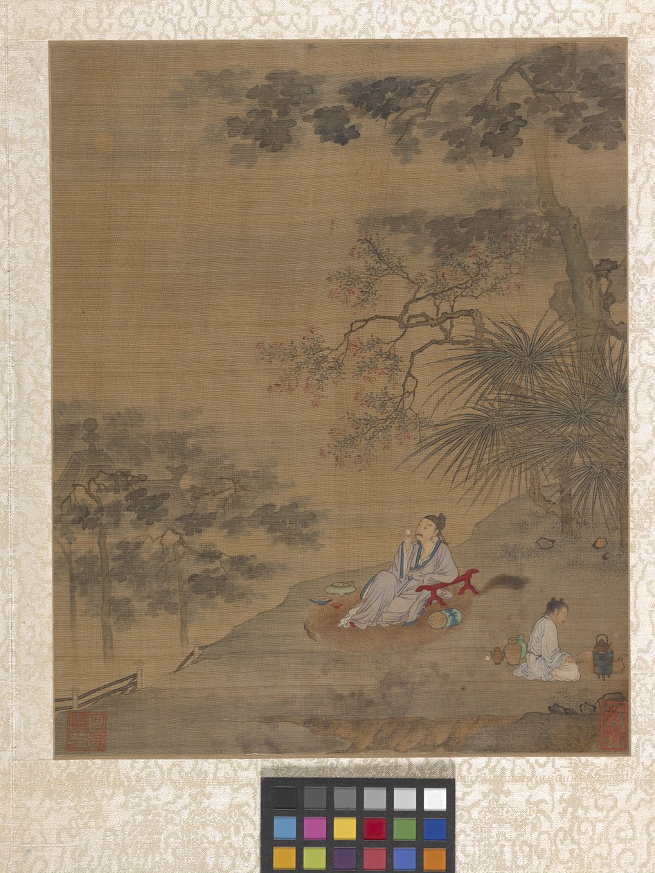Album Garden Scene (inkoust na papíře) od Ying Qiu