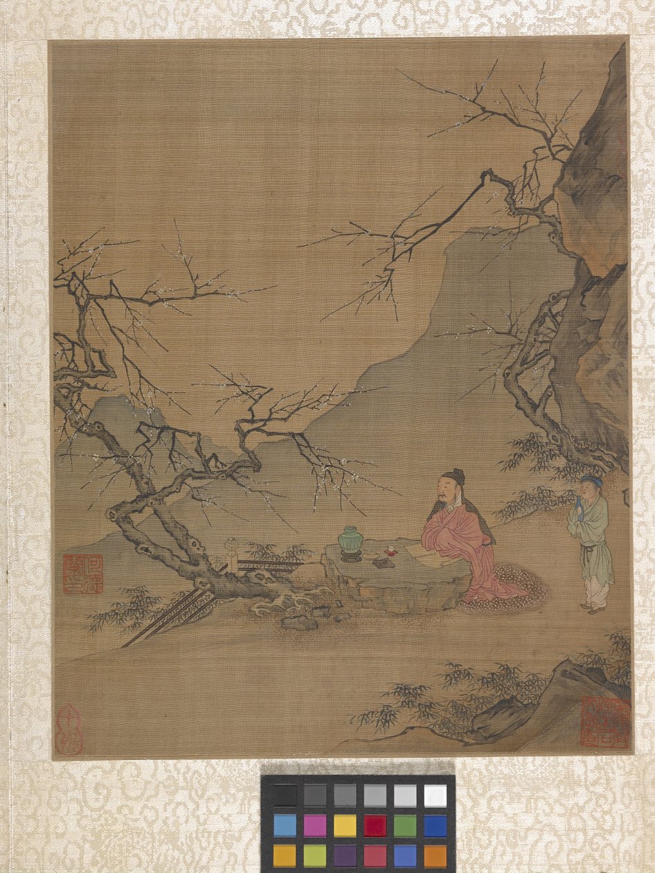 Album Garden Scene (inkoust na papíře) od Ying Qiu
