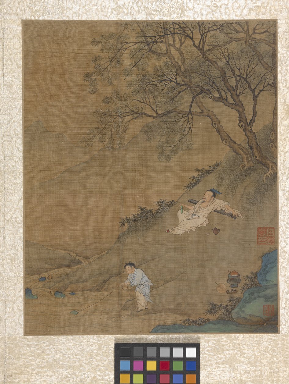 Album Garden Scene (inkoust na papíře) od Ying Qiu