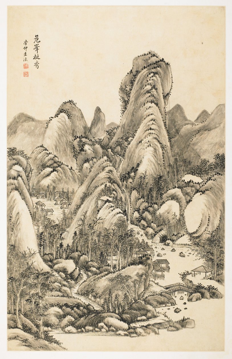 Magnificence of Overhanging Bluff, z alba 12 listů od Yongxi Jin
