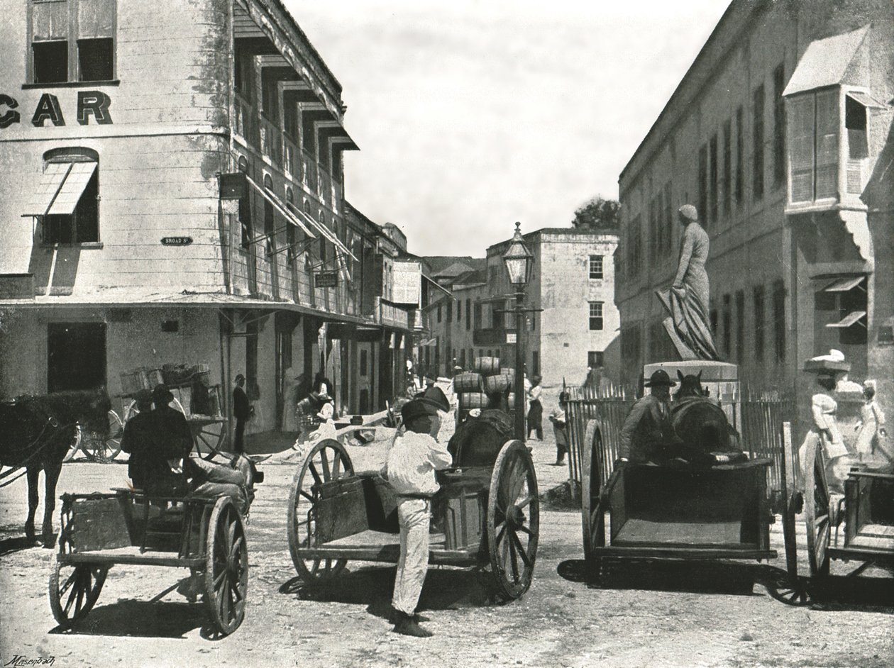 High Street, Bridgetown, Barbados, 1895. od York and Son
