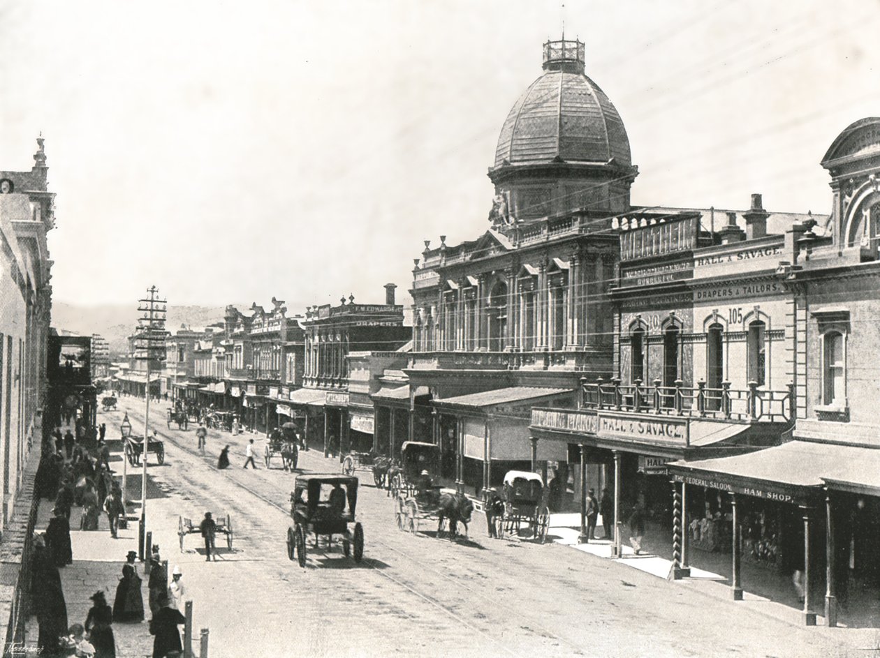 Rundle Street, Adelaide, Austrálie, 1895. od York and Son