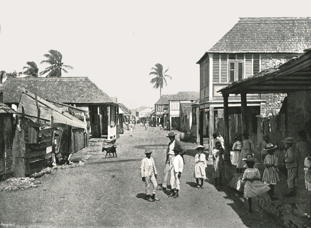 Pouliční scéna v Port Royal, Jamajka, 1895. od York and Son