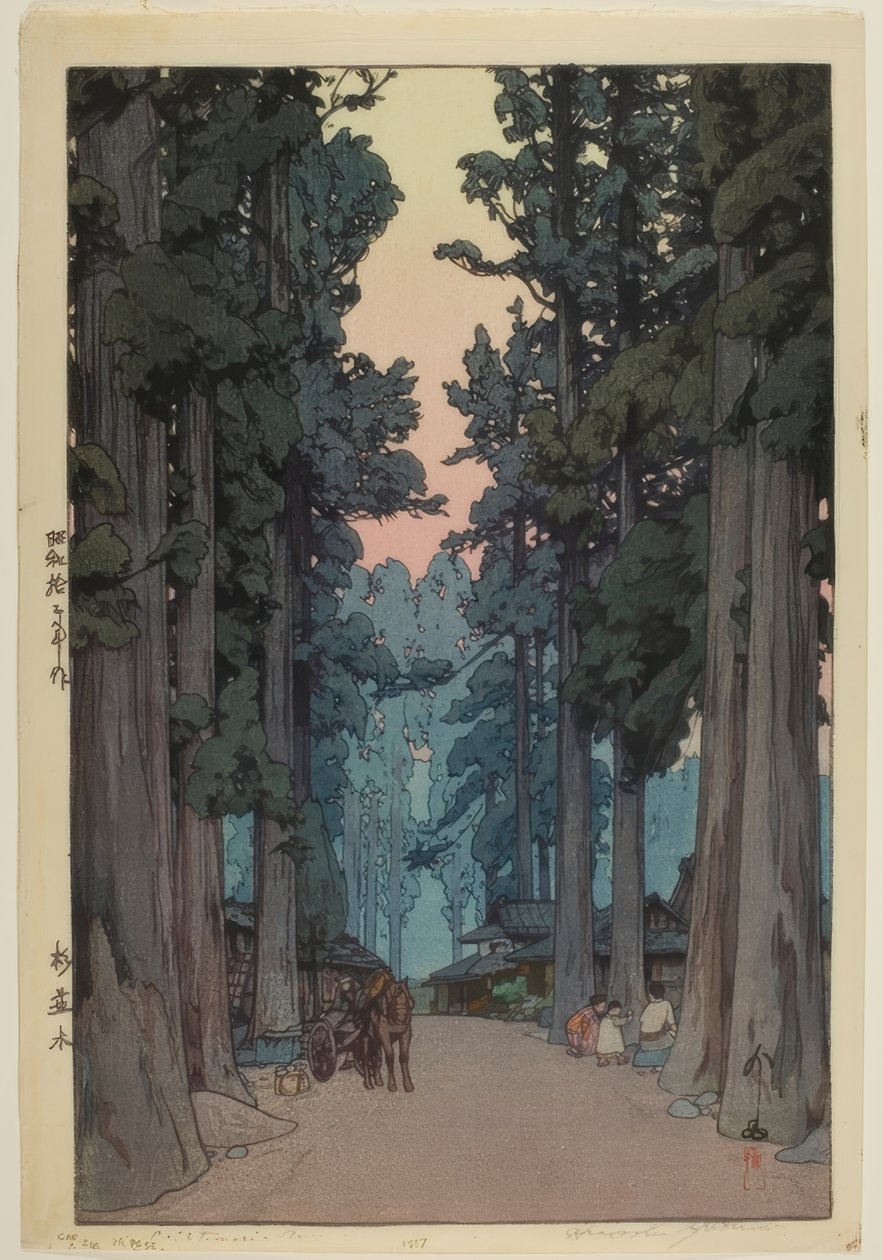 Cryptomeria Avenue od Yoshida Hiroshi