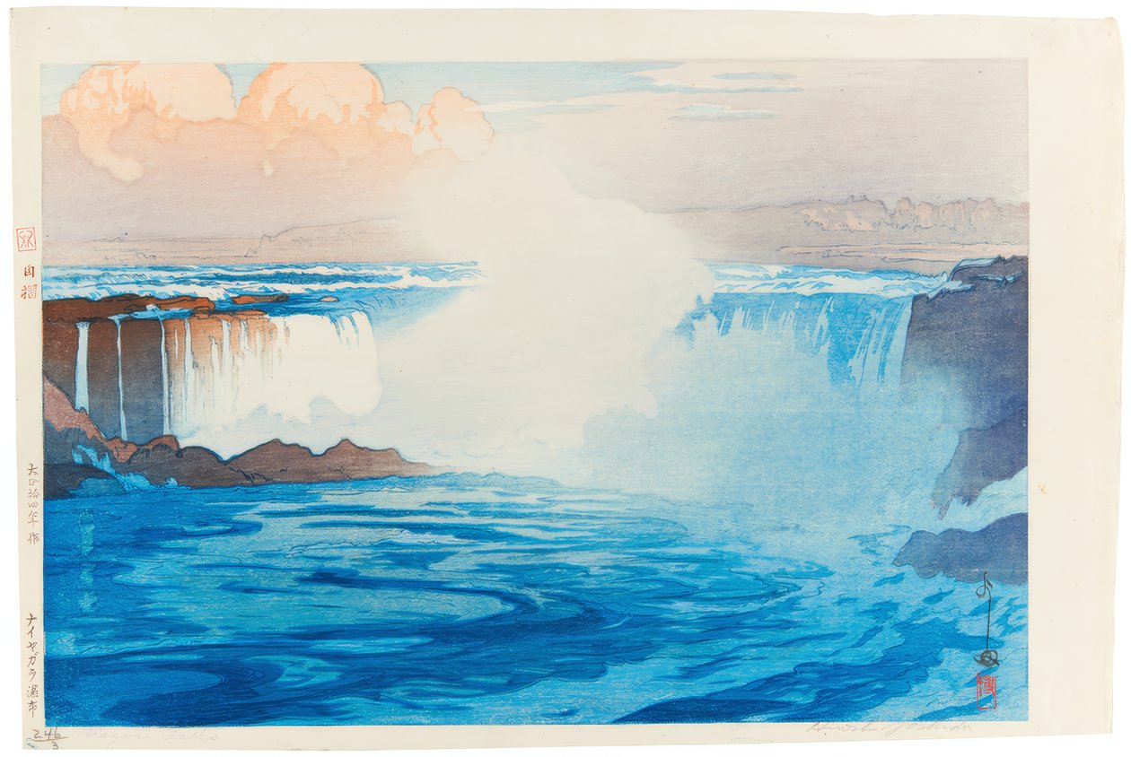 Niagarské vodopády od Yoshida Hiroshi