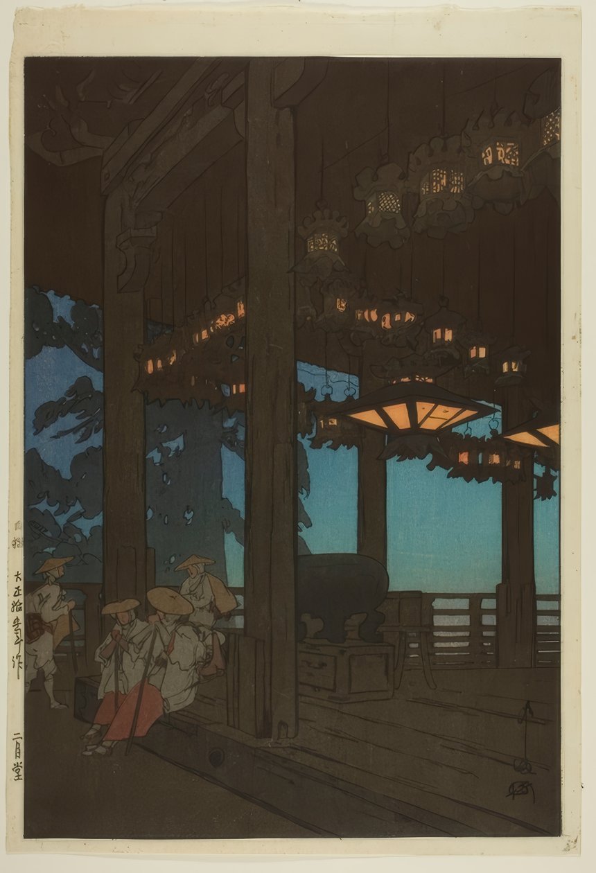 Chrám Nigatsudo od Yoshida Hiroshi