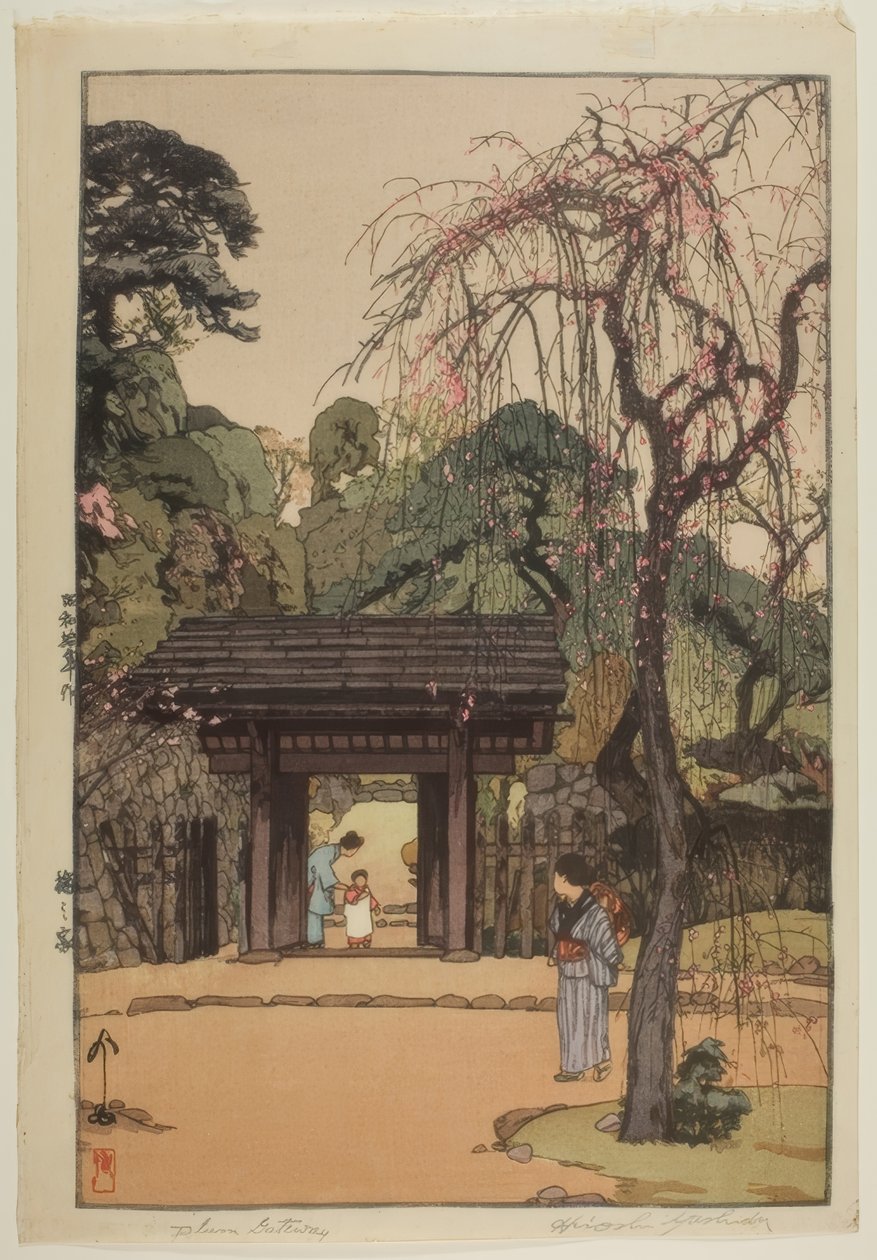 Švestková brána od Yoshida Hiroshi