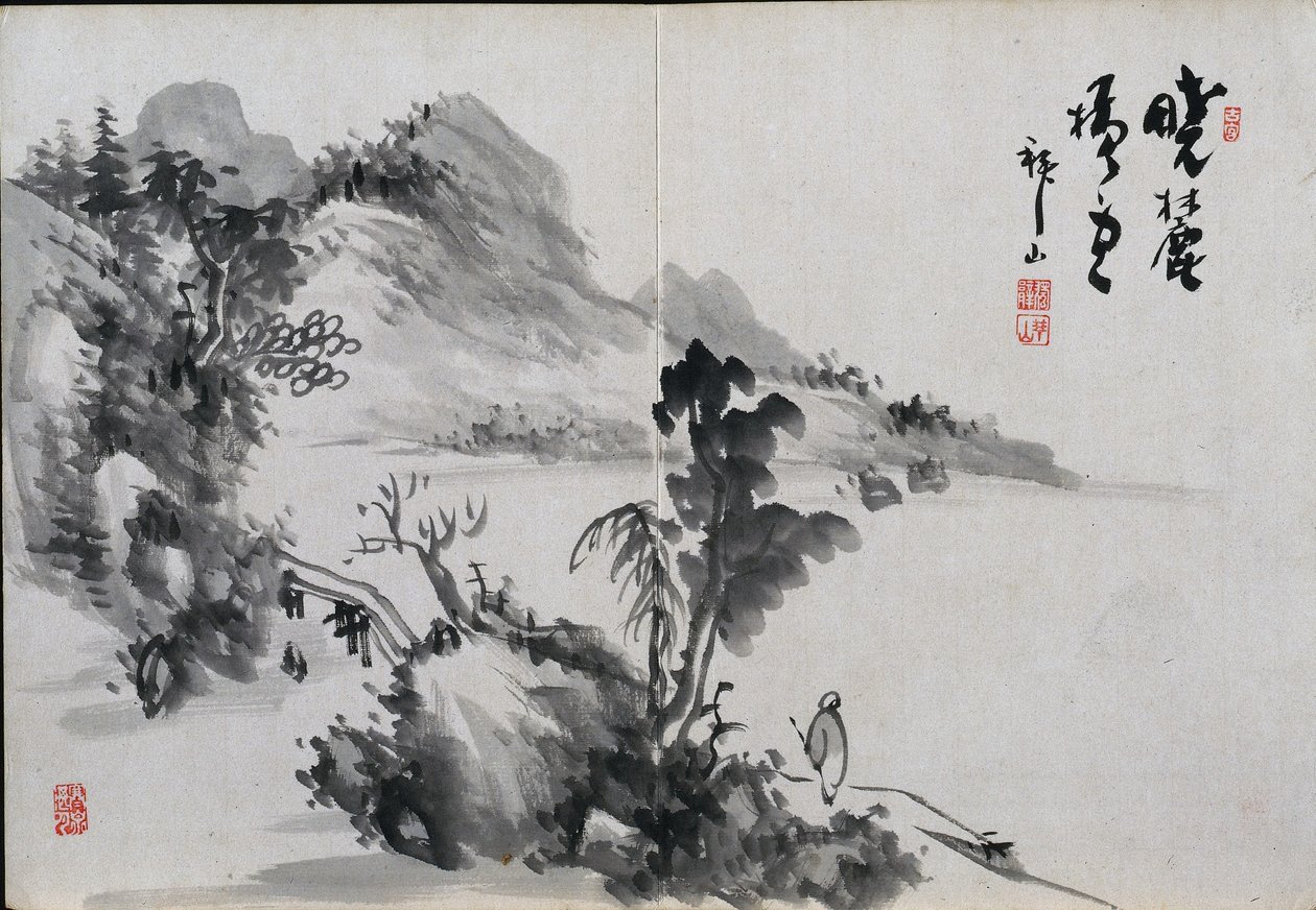 Album Landscape Sketches, 19. století. od Yoshitsugu Haizan