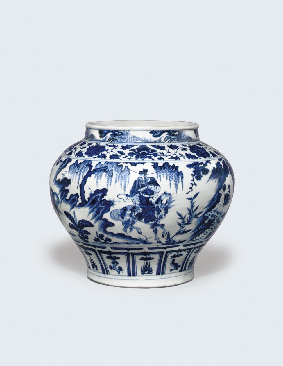 Bílý a modrý guan, polovina 14. století (keramika) od Yuan Dynasty Chinese School
