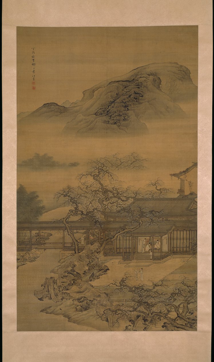 Příchod jara v paláci Han 漢宮春曉圖 od Yuan Jiang