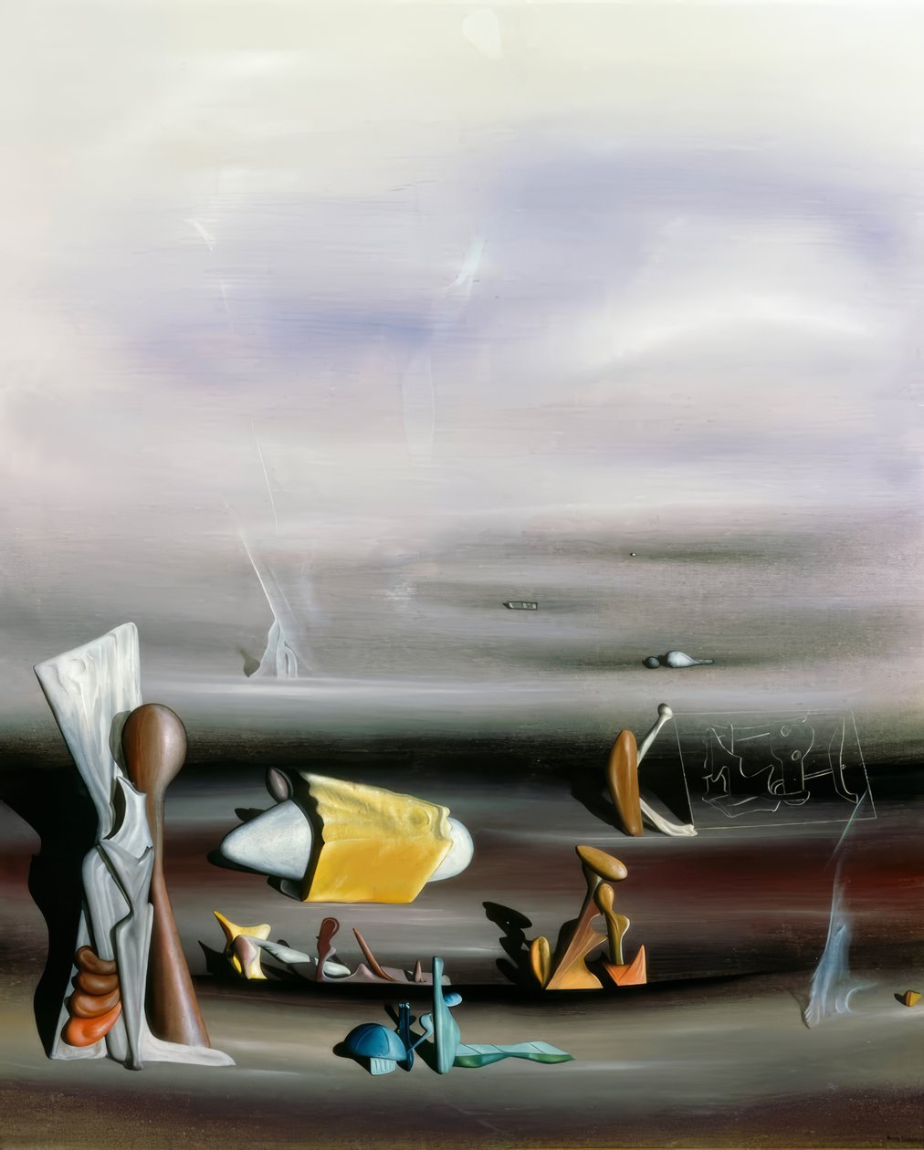Budování a ničení od Yves Tanguy