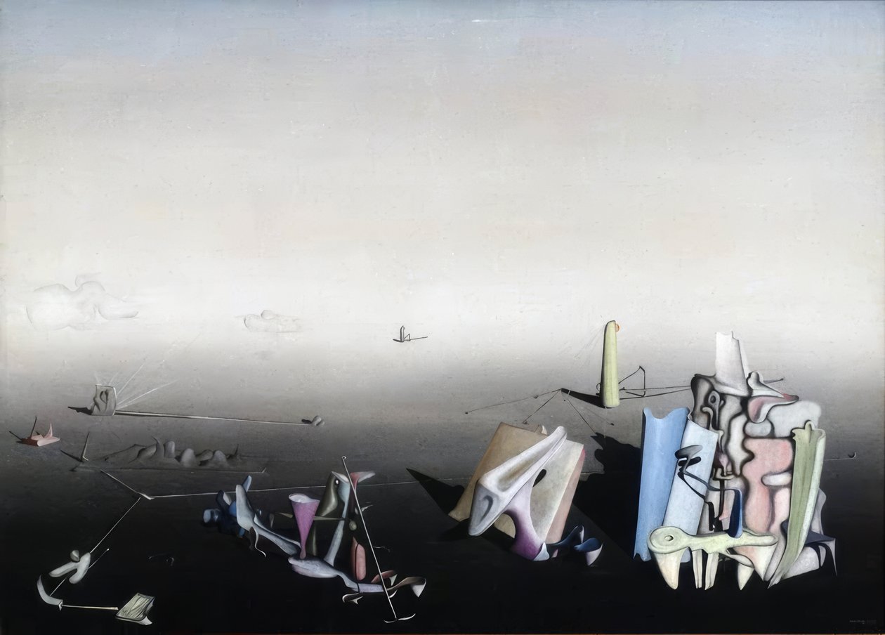 Azurový den od Yves Tanguy