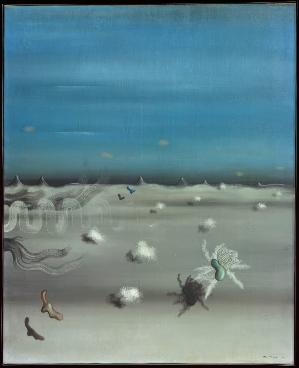 Jantarový pohled od Yves Tanguy