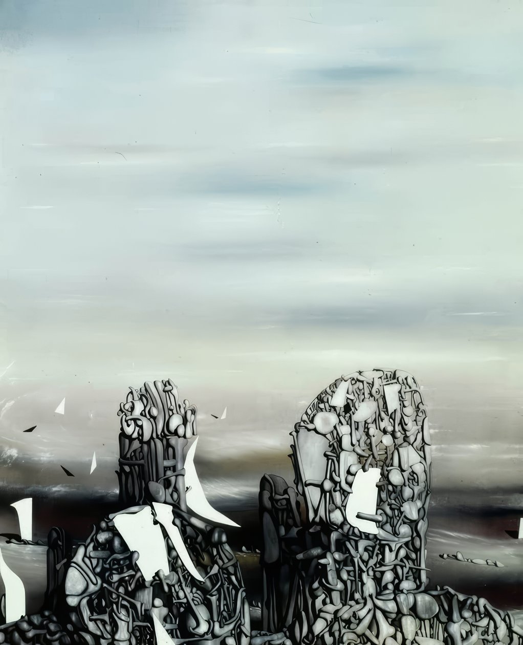 Hrozivá obloha od Yves Tanguy