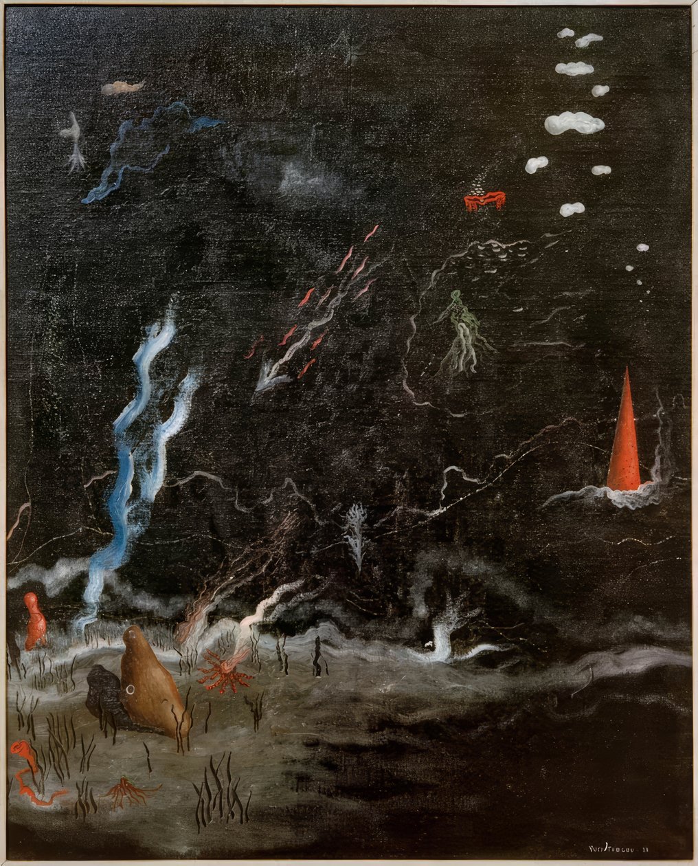 Bouřka (Černá země) od Yves Tanguy