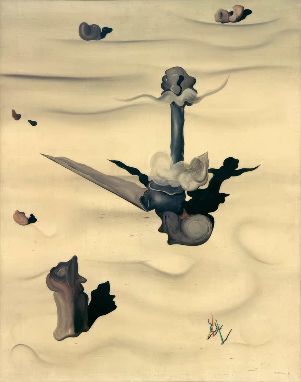 Hrouda hlíny (člověk) od Yves Tanguy
