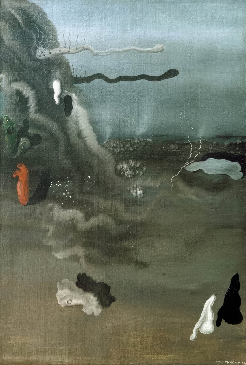 Bez názvu (Surrealistická kompozice) od Yves Tanguy
