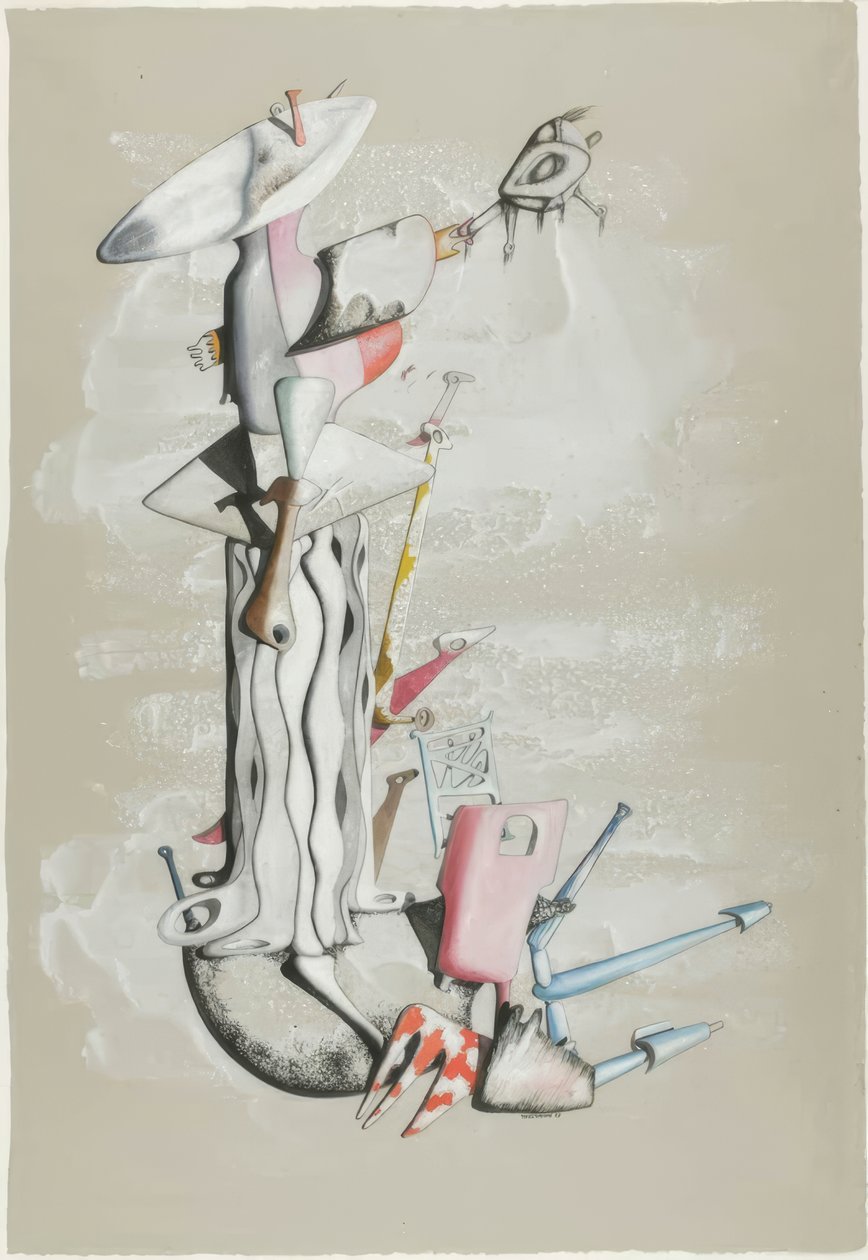 Plavání Tráva od Yves Tanguy
