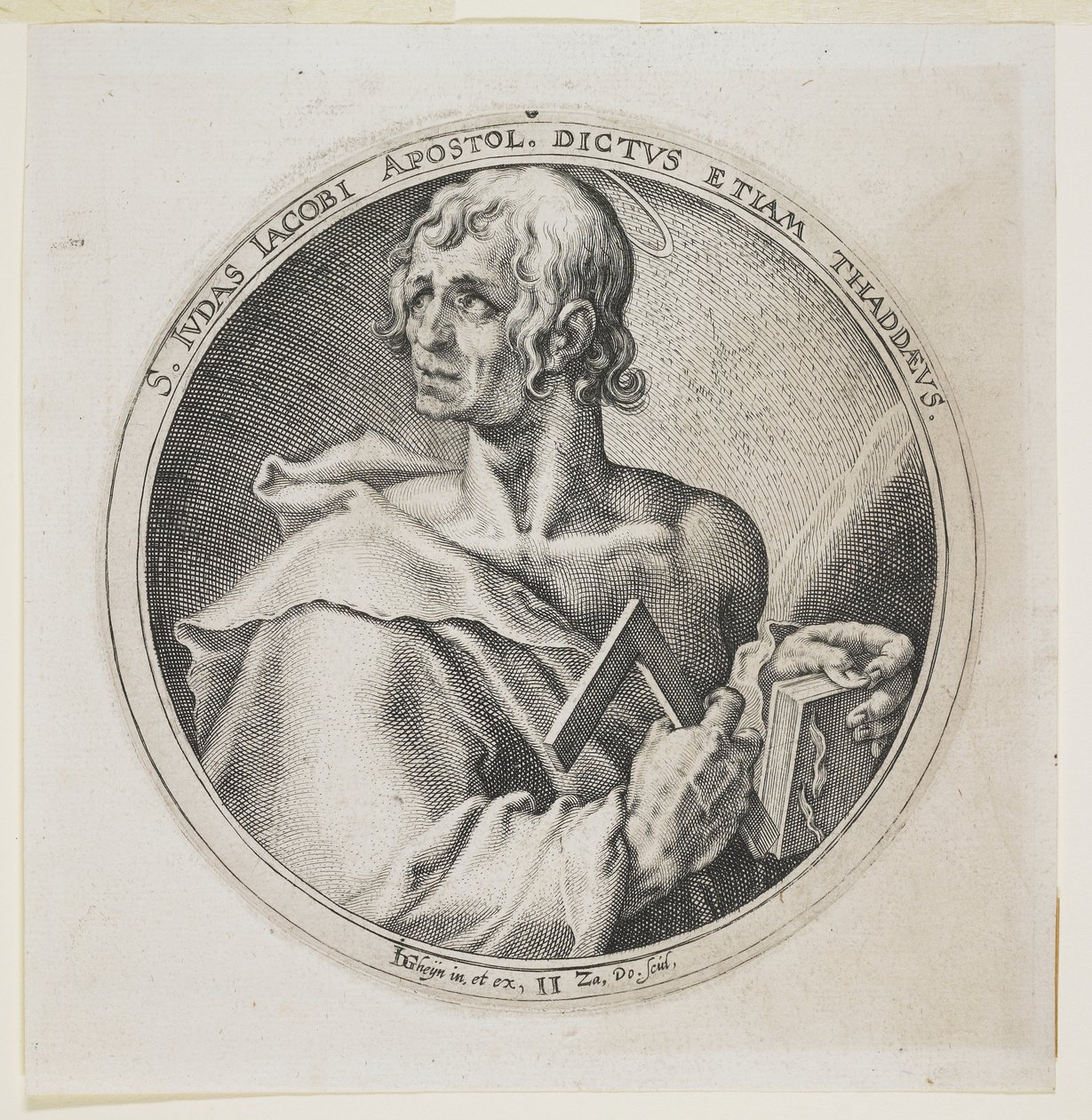 Svatý Juda, 1591-92 od Zacharias Dolendo